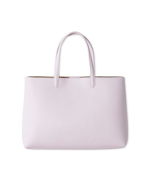 Mila Owen（ミラオーウェン）の「トートバッグ（トートバッグ・レディース・アイボリー/ブラック/ラベンダー・F）」の3枚目の写真