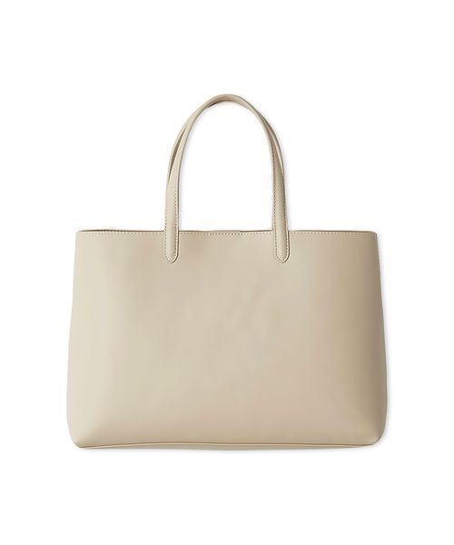 Mila Owen（ミラオーウェン）の「トートバッグ（トートバッグ・レディース・アイボリー/ブラック/ラベンダー・F）」の4枚目の写真