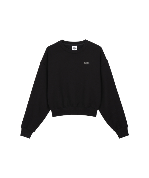 BORN TO WIN（ボーントゥウィン）の「W SILVER B CROP SWEATSHIRTS [BLACK]（スウェット・レディース・その他・1/2）」の2枚目の写真
