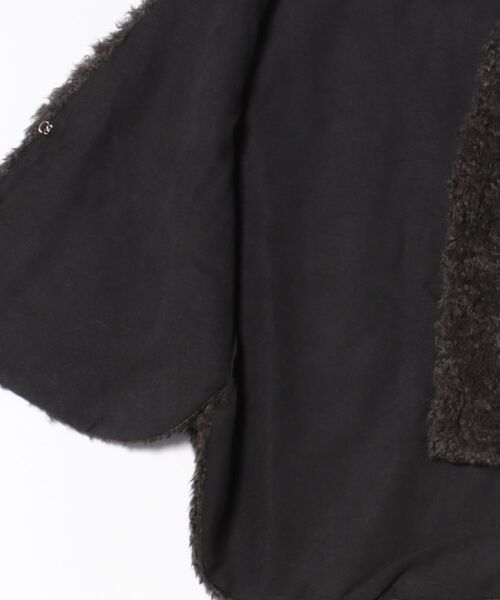 SWITCH BY ARCH(スイッチバイアーチ)の「【RES】【SWITCH by ARCH】Poodle Fur Vest プードル ファー ベスト ARM-723(ベスト・レディース・グレイッシュベージュ/チャコールグレー・FREE)」の4枚目の写真