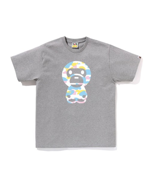 A BATHING APE(アベイシングエイプ)の「NEW MULTI CAMO BIG BABY MILO TEE(Tシャツ/カットソー・メンズ・ネイビー/ブラック/ホワイト/グレー・LARGE/XXX-LARGE/SMALL/XX-LARGE/X-LARGE/MEDIUM)」の4枚目の写真