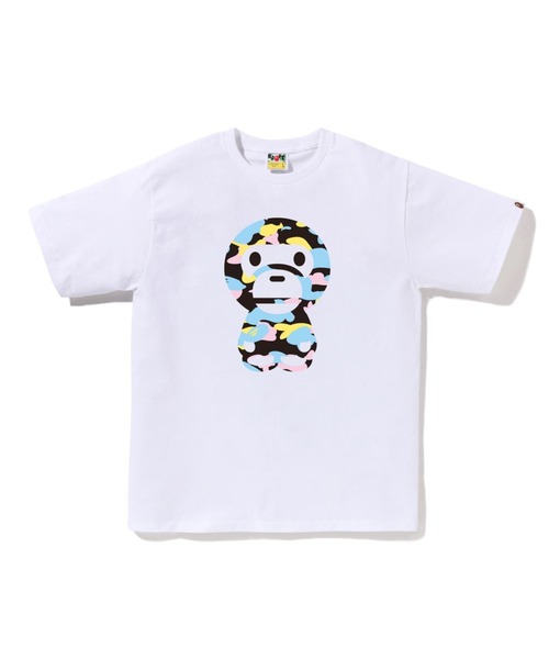 A BATHING APE(アベイシングエイプ)の「NEW MULTI CAMO BIG BABY MILO TEE(Tシャツ/カットソー・メンズ・ネイビー/ブラック/ホワイト/グレー・LARGE/XXX-LARGE/SMALL/XX-LARGE/X-LARGE/MEDIUM)」の2枚目の写真