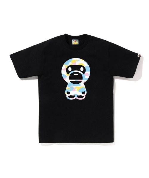 A BATHING APE(アベイシングエイプ)の「NEW MULTI CAMO BIG BABY MILO TEE(Tシャツ/カットソー・メンズ・ネイビー/ブラック/ホワイト/グレー・LARGE/XXX-LARGE/SMALL/XX-LARGE/X-LARGE/MEDIUM)」の3枚目の写真
