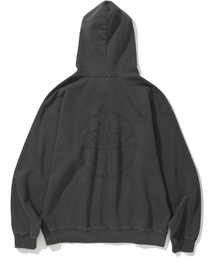 Rune Logo Pullover Hood - Charcoal
