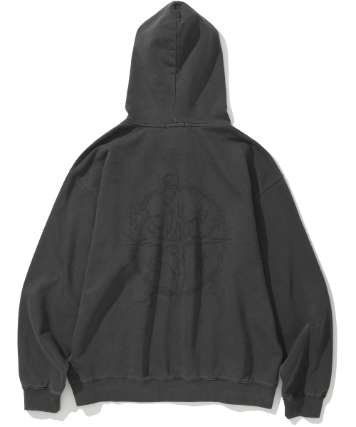NOT4NERD(ノットフォーナード)の「Rune Logo Pullover Hood - Charcoal(パーカー・レディース・その他・MEDIUM/LARGE/X-LARGE)」の1枚目の写真