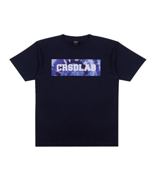 CREAM SODA LAB(クリームソーダラボ)の「クリームソーダラップ タイダイ ボックス 半袖Tシャツ ネイビー(Tシャツ/カットソー・メンズ・その他・LARGE/MEDIUM/X-LARGE/XX-LARGE)」の2枚目の写真