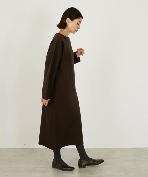 LOGEMENT DE CLAIRE(ロジュモンドクレール)の「【LOURMARIN】ボトルネックニットワンピース(ワンピース・レディース・ネイビー/キャメル/ブラウン・FREE)」の11枚目の写真
