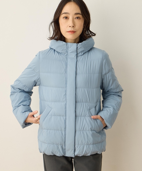 DECOY SINCE 1981(デコイシンスイチキュウハチイチ)の「【ダウン80%、フェザー20%】ショートダウンコート【撥水・洗える・大きいサイズあり】(その他アウター・レディース・ネイビー/ブルー/アイボリー・11号/9号/13号/15号/17号)」の7枚目の写真