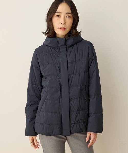 セール】【ダウン80%、フェザー20%】ショートダウンコート【撥水