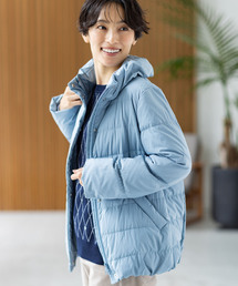 【ダウン80%、フェザー20%】ショートダウンコート【撥水・洗える・大きいサイズあり】