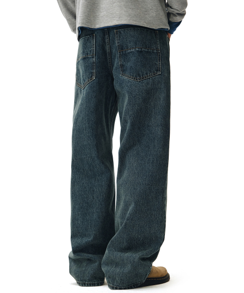 DECET(デケト)の「Mid Rise Wide Jeans DCPT027STNBlue(デニムパンツ・レディース・その他・34/32/30/26/28)」の10枚目の写真