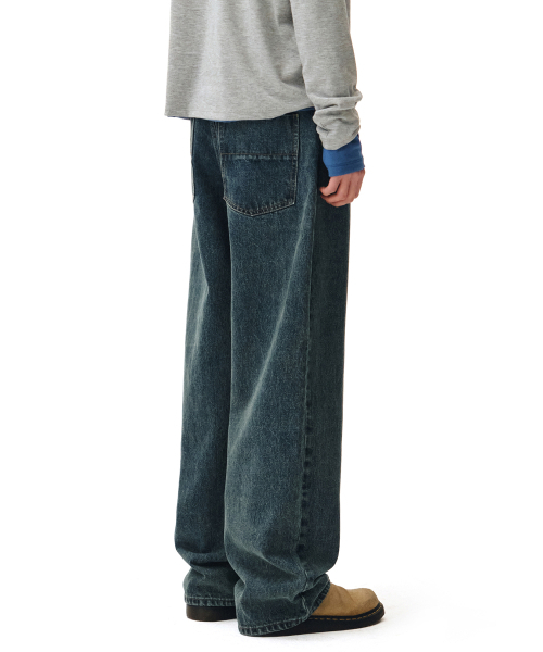 DECET(デケト)の「Mid Rise Wide Jeans DCPT027STNBlue(デニムパンツ・レディース・その他・34/32/30/26/28)」の7枚目の写真