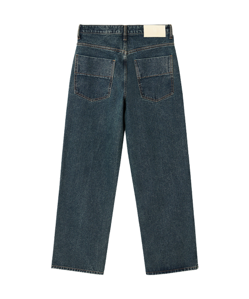 DECET(デケト)の「Mid Rise Wide Jeans DCPT027STNBlue(デニムパンツ・レディース・その他・34/32/30/26/28)」の2枚目の写真
