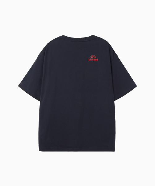 MENASOO（ミナス）の「New Big Hearttrack Graphic T Shirt_Navy（Tシャツ/カットソー・レディース・ネイビー・1/3）」の3枚目の写真