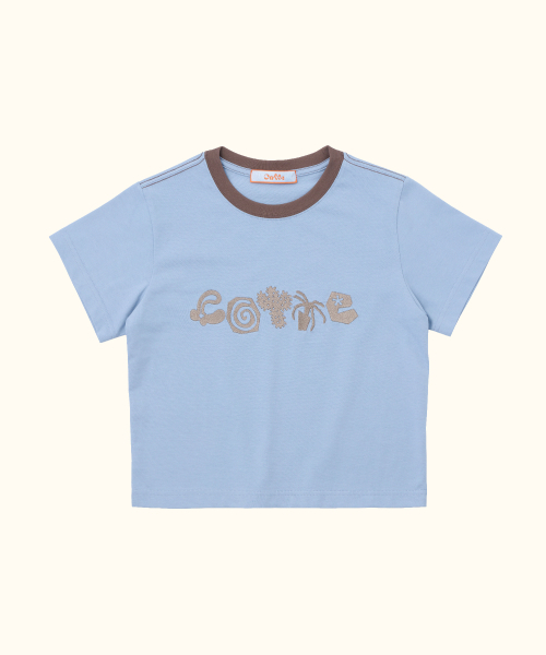 COTTE(コッテ)の「ドゥドルガーデン クロップTシャツ(スカイ)(Tシャツ/カットソー・レディース・その他・FREE)」の1枚目の写真