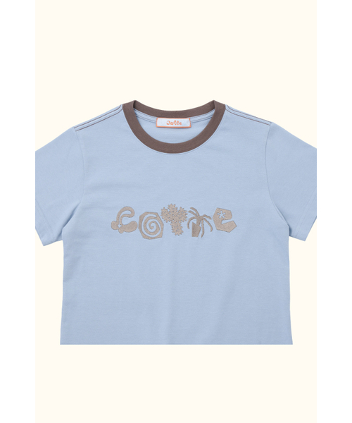 COTTE(コッテ)の「ドゥドルガーデン クロップTシャツ(スカイ)(Tシャツ/カットソー・レディース・その他・FREE)」の6枚目の写真