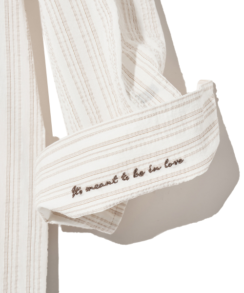 Diamond Layla(ダイアモンドレイラ)の「OL Vintage Pleated Stripe Shirt S145(シャツ/ブラウス・レディース・その他・LARGE)」の5枚目の写真