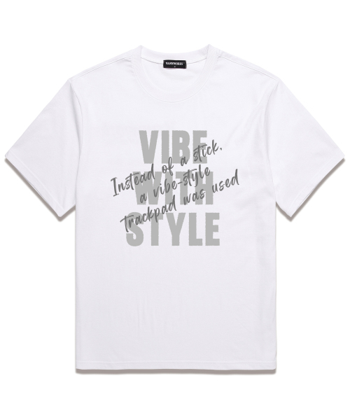 VANNWORKS(バンワークス)の「VIBE STYLE 半袖Tシャツ (VS0130) ホワイト(Tシャツ/カットソー・レディース・その他・SMALL/MEDIUM/LARGE/X-LARGE/XX-LARGE)」の1枚目の写真
