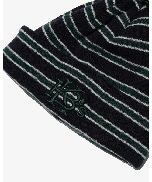 KEBOZ(ケボズ)の「EFG BORDER BEANIE(ニットキャップ/ビーニー・メンズ・ネイビー・FREE)」の8枚目の写真
