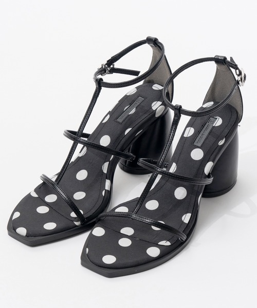 MAISON SPECIAL(メゾンスペシャル)の「Plump Heel Nude Sandals/プランプヒールヌーディサンダル(サンダル・レディース・ブラック/レッド/ライム/ライトイエロー・38/37/36)」の10枚目の写真