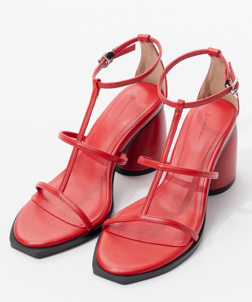 MAISON SPECIAL(メゾンスペシャル)の「Plump Heel Nude Sandals/プランプヒールヌーディサンダル(サンダル・レディース・ブラック/レッド/ライム/ライトイエロー・38/37/36)」の13枚目の写真