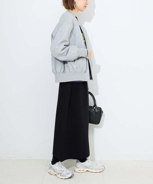 SLOBE IENA(スローブイエナ)の「《セットアップ対応可/WEB限定カラーあり/追加2》ミラノリブタイトスカート(スカート・レディース・グレー/ブラック/チャコールグレー/ネイビー・FREE)」の19枚目の写真