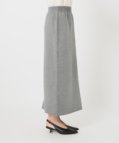 SLOBE IENA(スローブイエナ)の「《セットアップ対応可/WEB限定カラーあり/追加2》ミラノリブタイトスカート(スカート・レディース・グレー/ブラック/チャコールグレー・FREE)」の15枚目の写真
