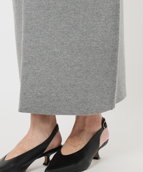 SLOBE IENA(スローブイエナ)の「《セットアップ対応可/WEB限定カラーあり/追加2》ミラノリブタイトスカート(スカート・レディース・グレー/ブラック/チャコールグレー・FREE)」の19枚目の写真