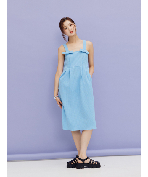BOMNAL BOUTIQUE(ボムナルブティック)の「マーメイドミディドレス _ スカイ(ワンピース・レディース・その他・SMALL/MEDIUM)」の2枚目の写真
