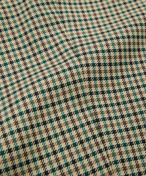 BELLIEF(ベリーフ)の「Gun club check Single Pleat banding chino (Check)_JAPAN FABRIC(その他パンツ・メンズ・その他・MEDIUM/LARGE/X-LARGE)」の6枚目の写真