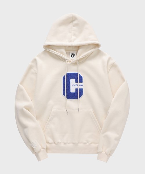 CONCEPTCOLLEGE（コンセプトカレッジ）の「ミックスCパッチクリームフードパーカー / フードパーカー [成人男女共用]（パーカー・レディース・その他・LARGE）」の2枚目の写真