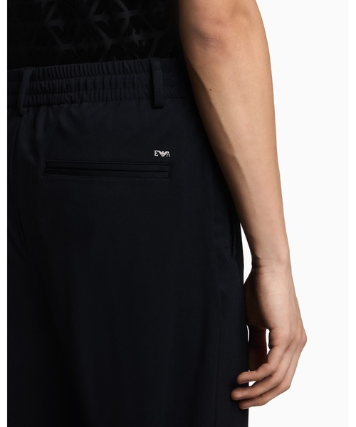EMPORIO ARMANI（エンポリオアルマーニ）の「【エンポリオ アルマーニ】パンツ ストレッチナイロン 伸縮ヘム（その他パンツ・メンズ・ネイビー・44/50/48/46）」の4枚目の写真