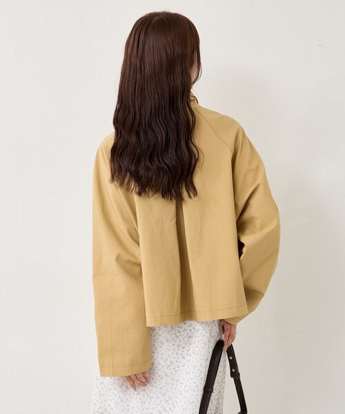 mystic（ミスティック）の「スタンドカラーショートトレンチ（トレンチ