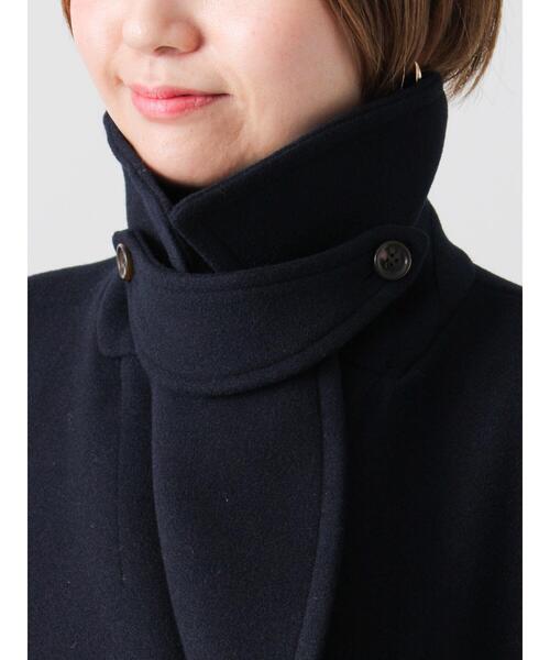 Lugnoncure（ルノンキュール）の「ウールライクミドルPコート（その他アウター・レディース・ブラウン/ネイビー/グレー・F）」の8枚目の写真