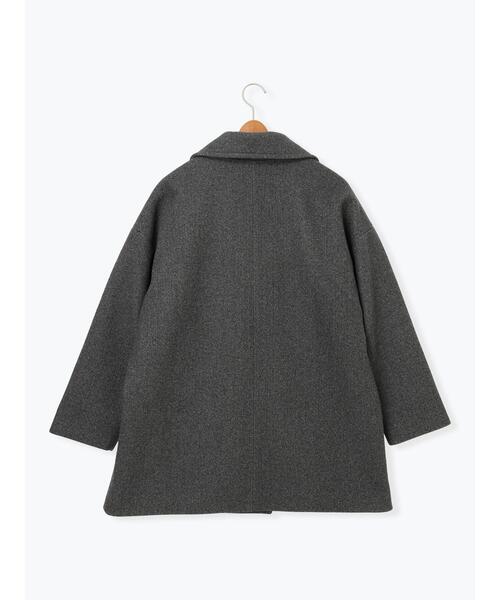 Lugnoncure（ルノンキュール）の「ウールライクミドルPコート（その他アウター・レディース・ブラウン/ネイビー/グレー・F）」の12枚目の写真