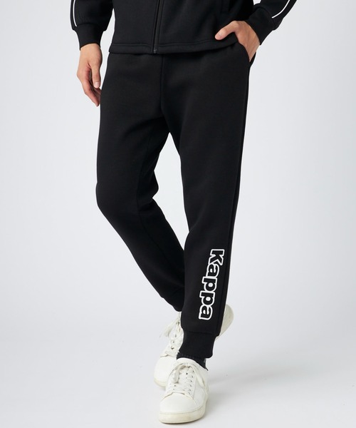 Kappa(カッパ)の「ロングパンツ(スウェットパンツ・メンズ・ネイビー/杢グレー/ブラック・MEDIUM/LARGE/X-LARGE)」の2枚目の写真