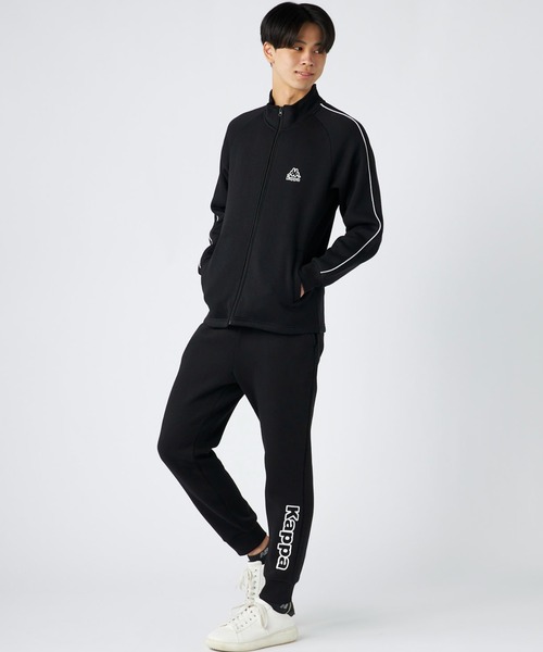 Kappa(カッパ)の「ロングパンツ(スウェットパンツ・メンズ・ネイビー/杢グレー/ブラック・MEDIUM/LARGE/X-LARGE)」の4枚目の写真