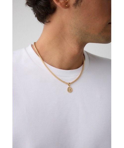 AZUL by moussy（アズールバイマウジー）の「ツイストチェーンコインネックレス（ネックレス・メンズ・ゴールド/ブラック/シルバー・FREE）」の14枚目の写真