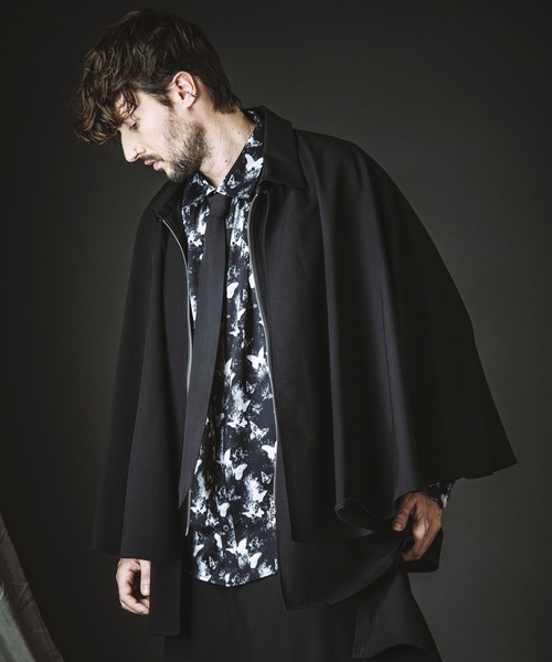 NO ID.（ノーアイディ）の「【NO ID.】Neck Gather Big Shirt with Tie / ネクタイ 付 ネック ギャザー ビッグ シャツ（シャツ/ブラウス・メンズ・ホワイト/ブラック・ONE SIZE）」の10枚目の写真
