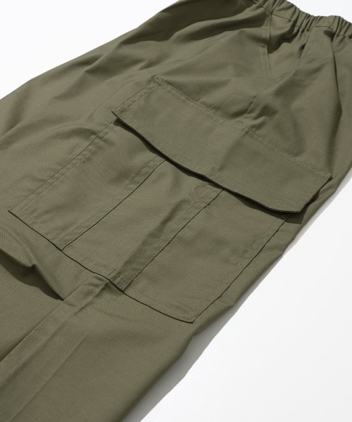 KRIFF MAYER Kid's Collection（クリフメイヤーキッズコレクション）の「【速乾】ゆるクロップドカーゴパンツ（カーゴパンツ・キッズ・ベージュ/ブルー/ブラック/オリーブ・120/170/160/150/140/130）」の6枚目の写真