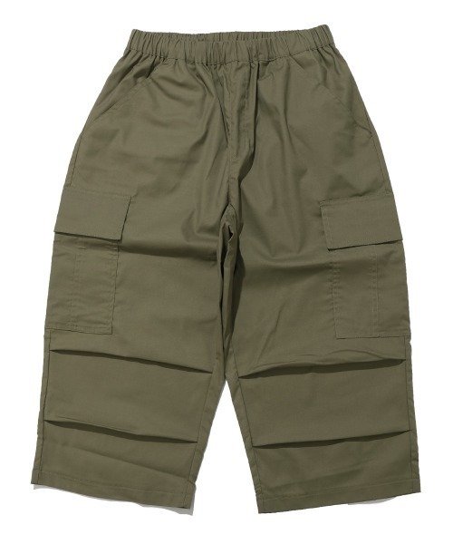 KRIFF MAYER Kid's Collection（クリフメイヤーキッズコレクション）の「【速乾】ゆるクロップドカーゴパンツ（カーゴパンツ・キッズ・ベージュ/ブルー/ブラック/オリーブ・120/170/160/150/140/130）」の16枚目の写真