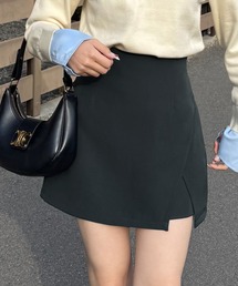 バックレースアップミニスカパン