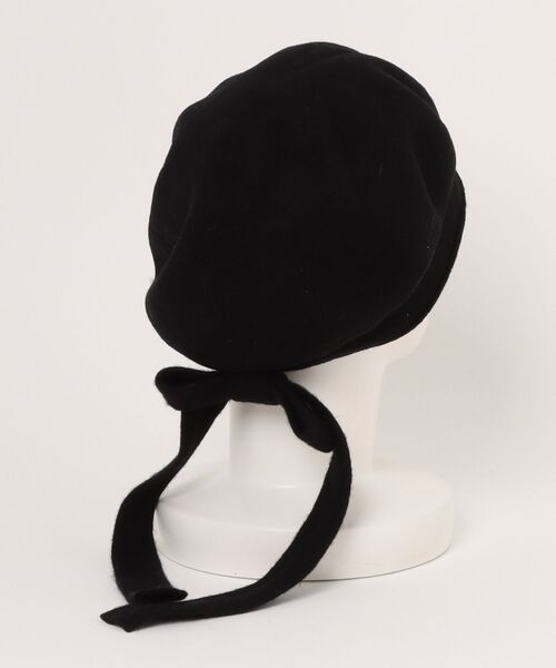 Heather（ヘザー）の「2WAYリボンベレー　642097（ハンチング/ベレー帽・レディース・ブラック/グレー・FREE）」の8枚目の写真