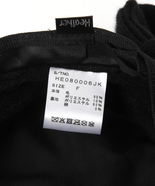 Heather（ヘザー）の「2WAYリボンベレー　642097（ハンチング/ベレー帽・レディース・ブラック/グレー・FREE）」の6枚目の写真