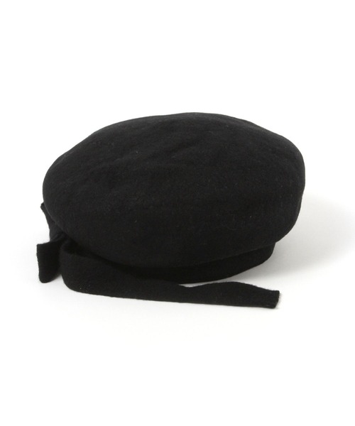Heather（ヘザー）の「2WAYリボンベレー　642097（ハンチング/ベレー帽・レディース・ブラック/グレー・FREE）」の19枚目の写真