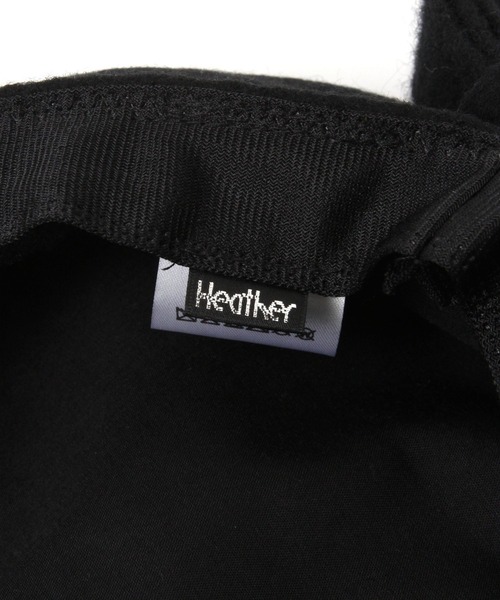 Heather（ヘザー）の「2WAYリボンベレー　642097（ハンチング/ベレー帽・レディース・ブラック/グレー・FREE）」の3枚目の写真