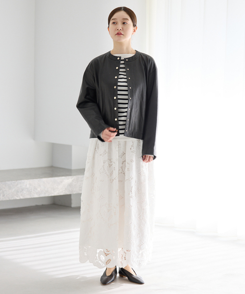 フラワーコードレーススカート（スカート）｜IENA（イエナ）の