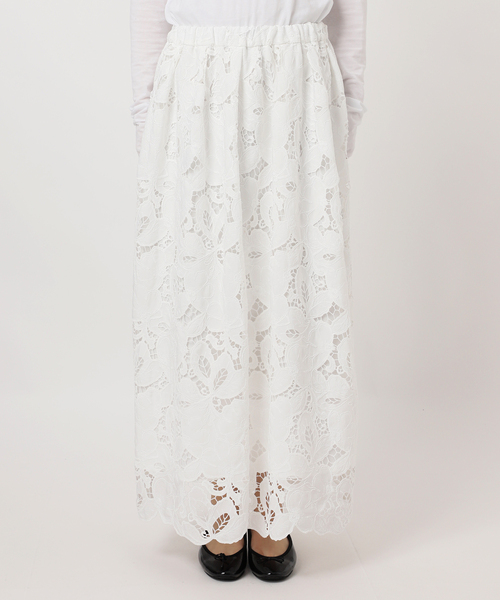フラワーコードレーススカート（スカート）｜IENA（イエナ）の