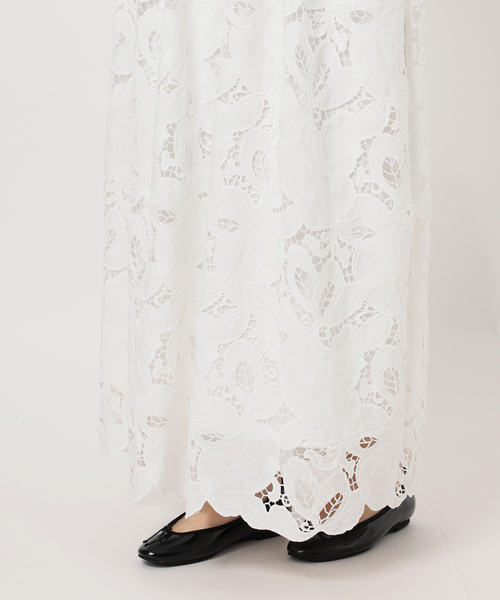 フラワーコードレーススカート（スカート）｜IENA（イエナ）の
