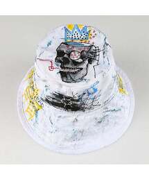 THE MADNESS（ザ マッドネス）の「HAND MADE WORK CROWN SKULL HAT_WH（ハット）」